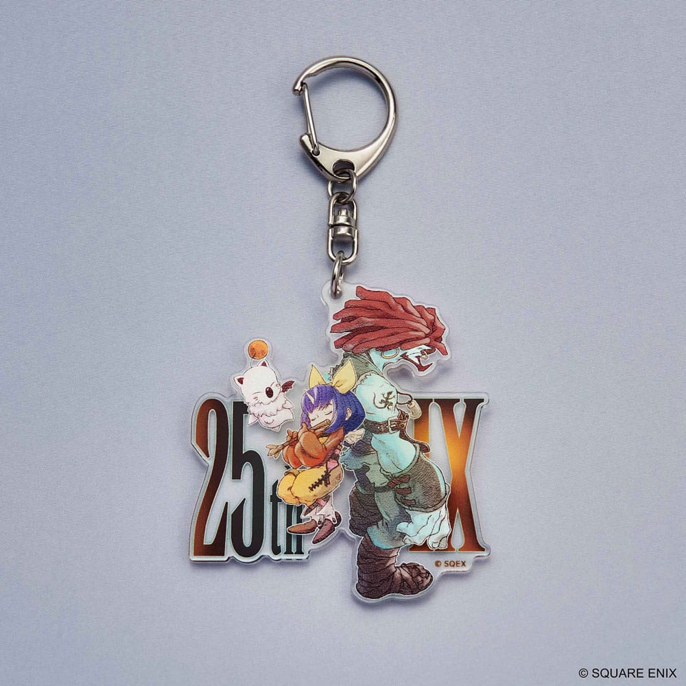 Final Fantasy IX Acrylic Keychain 25th Anniversary Eiko & Salamander Square-Enix