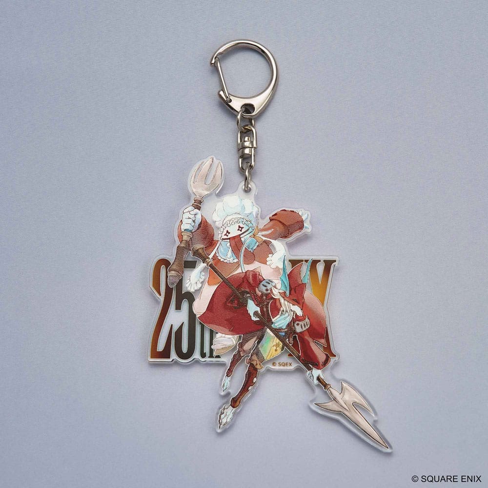 Final Fantasy IX Acrylic Keychain 25th Anniversary Quina & Freija Square-Enix