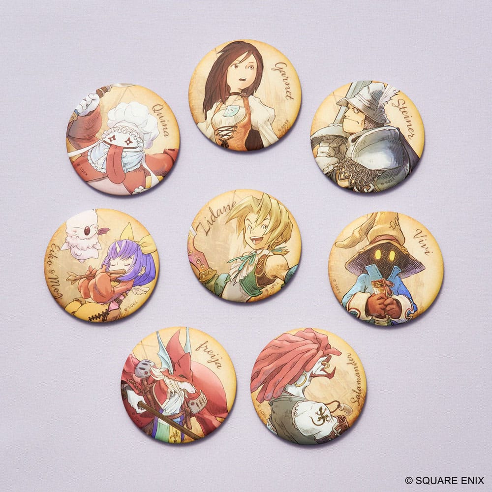 Final Fantasy IX Magnets 25th Anniversary Display 8 Square-Enix