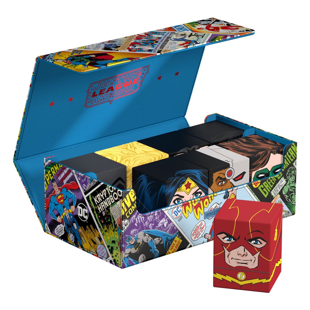 Squaroes Collectors Case 800 DC Justice League™ Vintage Comics Squaroes