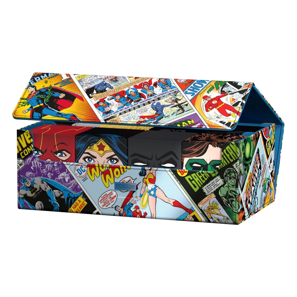 Squaroes Collectors Case 800 DC Justice League™ Vintage Comics Squaroes