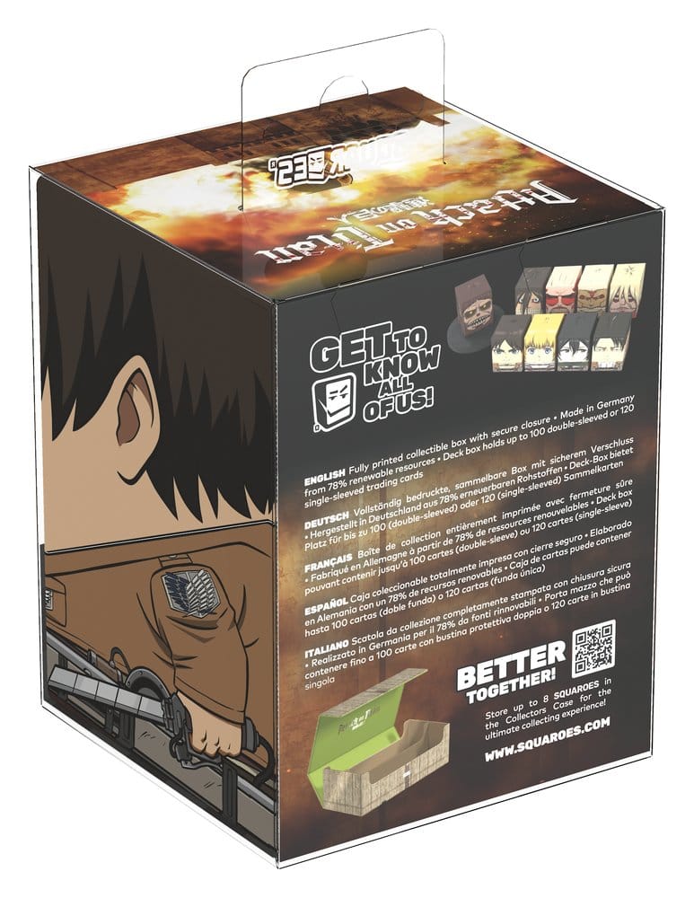 Squaroes Squaroe Attack on Titan AOT001 Eren Jäger Squaroes