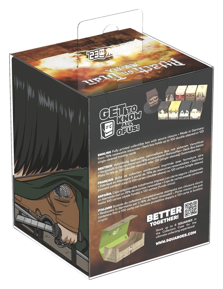Squaroes Squaroe Attack on Titan AOT003 Mikasa Ackermann Squaroes