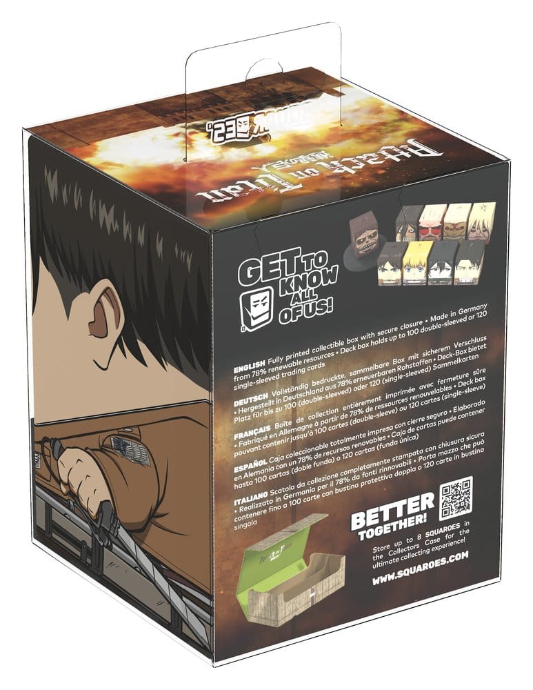 Squaroes Squaroe Attack on Titan AOT004 Levi Ackermann Squaroes