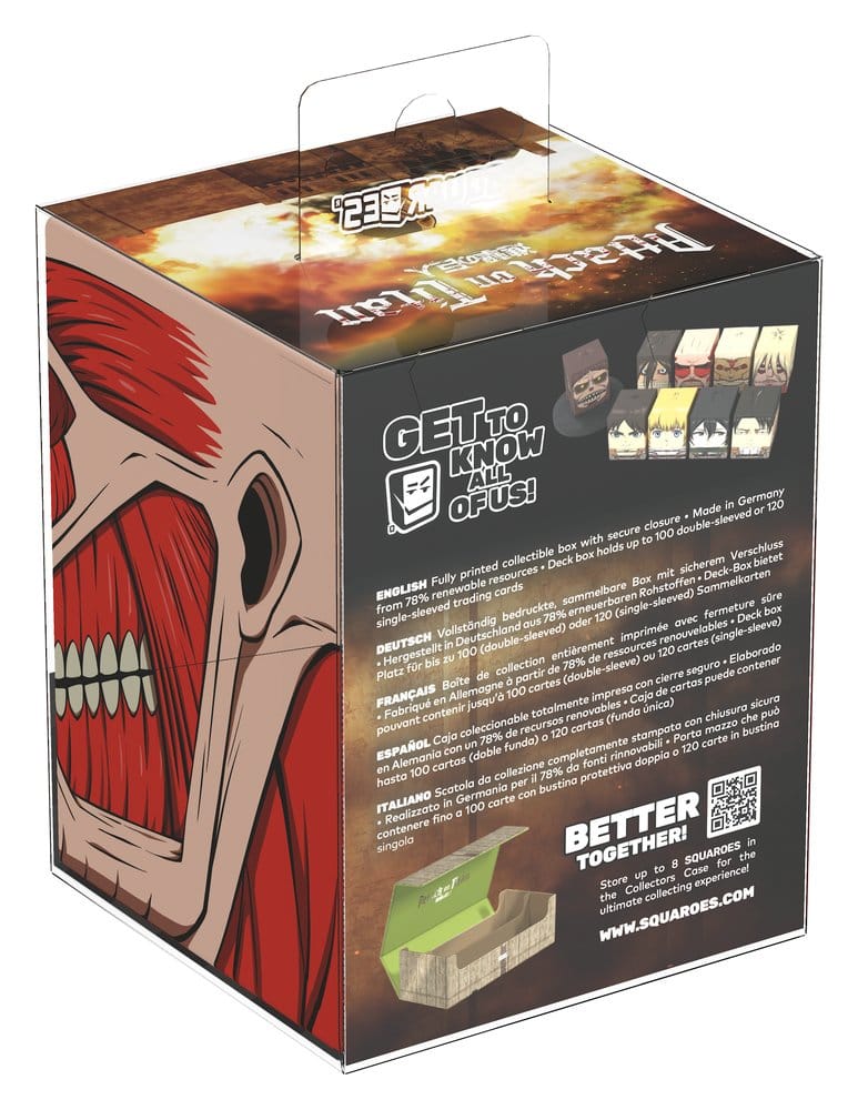 Squaroes Squaroe Attack on Titan AOT006 Colossal Titan Squaroes