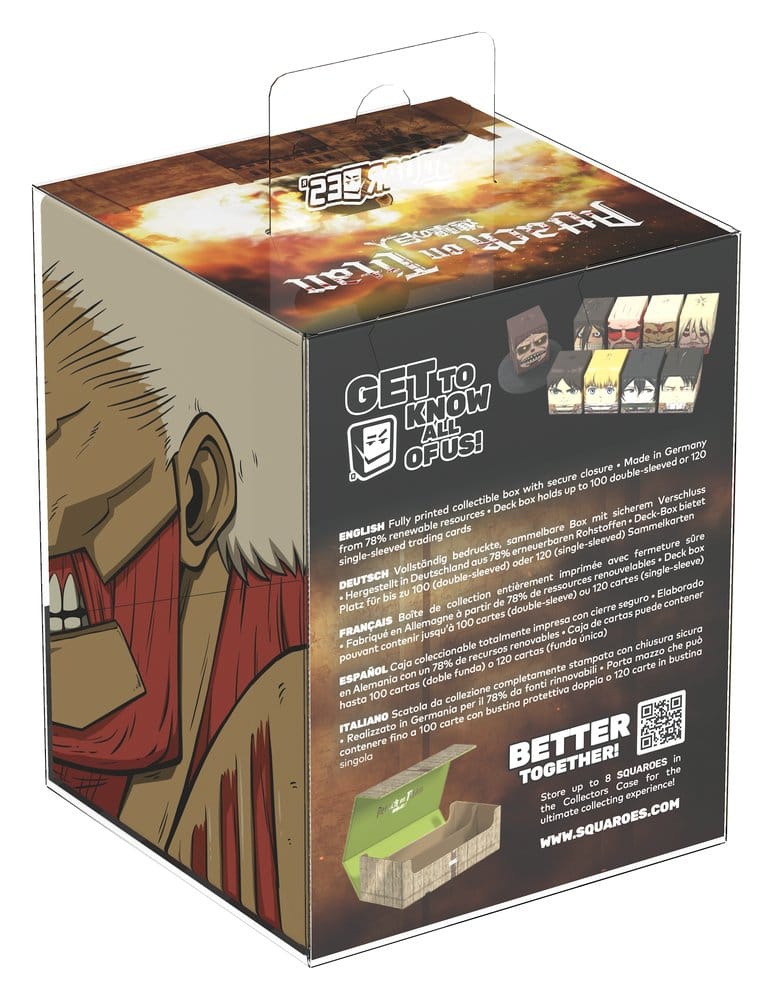 Squaroes Squaroe Attack on Titan AOT007 Armored Titan Squaroes