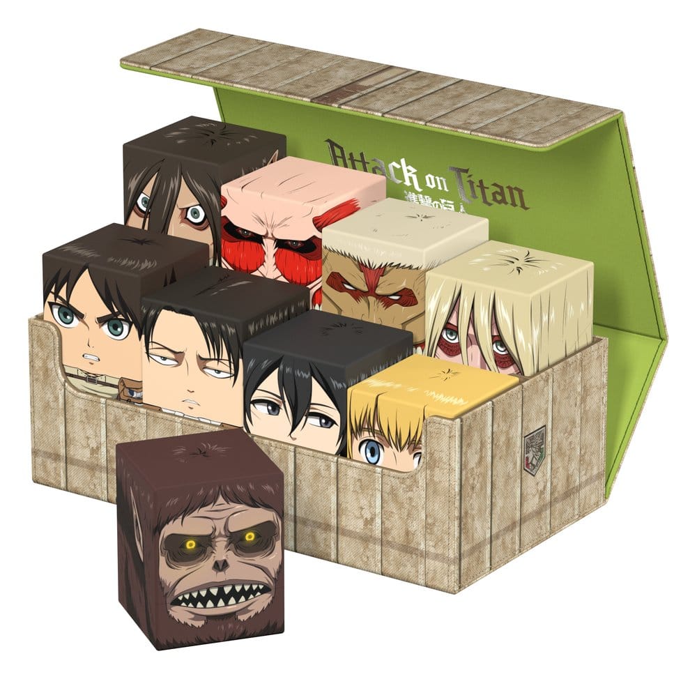 Squaroes Collectors Case 800 Attack on Titan Shiganshina District Squaroes