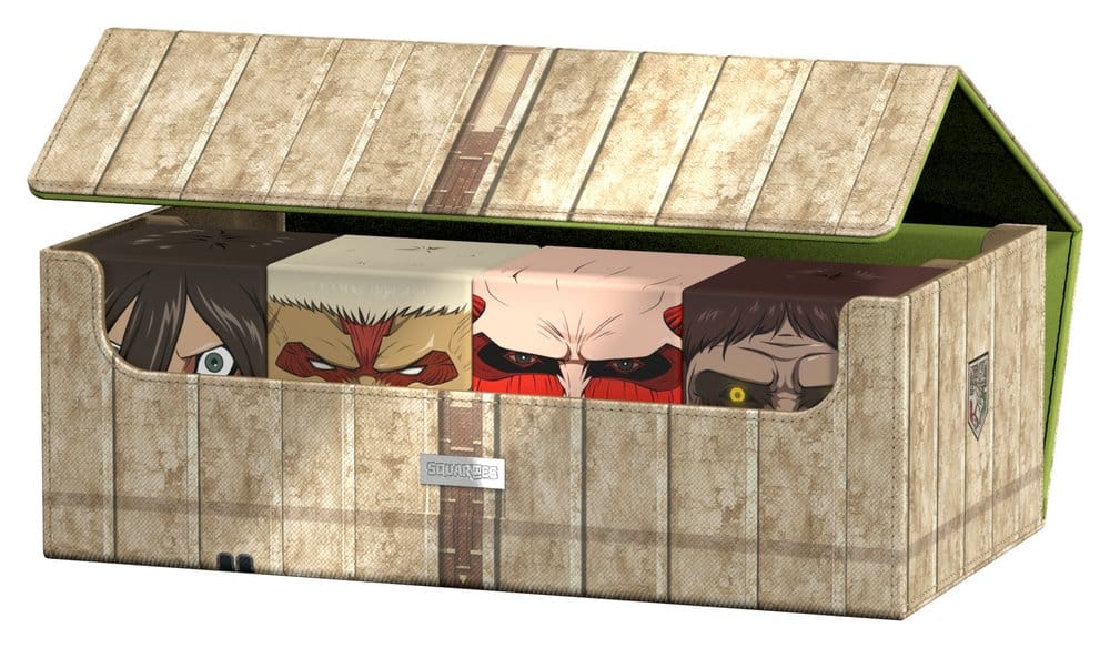 Squaroes Collectors Case 800 Attack on Titan Shiganshina District Squaroes