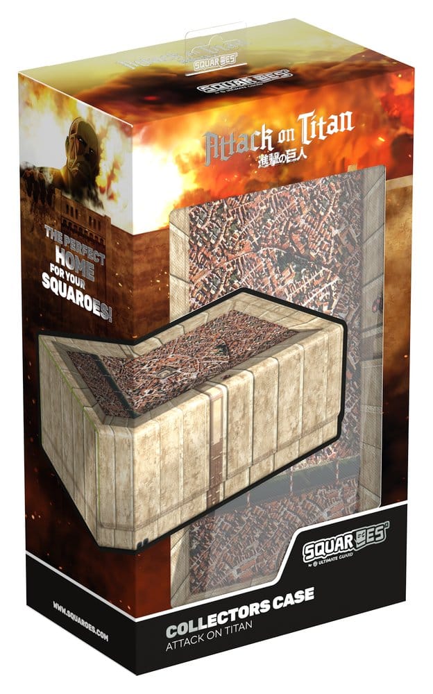 Squaroes Collectors Case 800 Attack on Titan Shiganshina District Squaroes