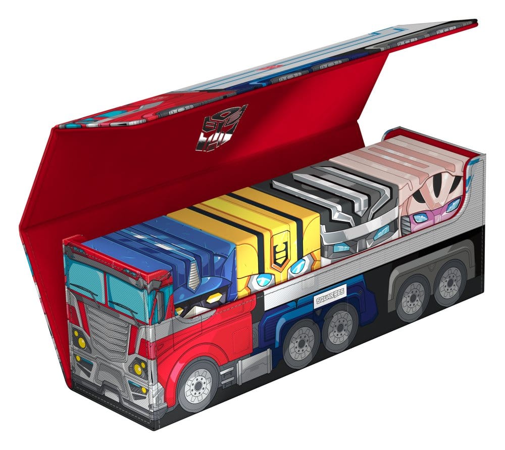 Squaroes Collectors Case 400 Squaroe Transformers Optimus Prime Truck Squaroes