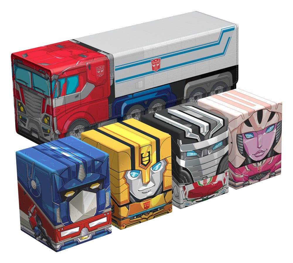 Squaroes Collectors Case 400 Squaroe Transformers Optimus Prime Truck Squaroes
