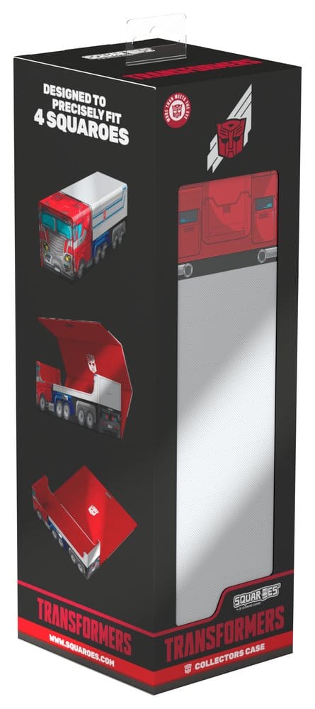 Squaroes Collectors Case 400 Squaroe Transformers Optimus Prime Truck Squaroes