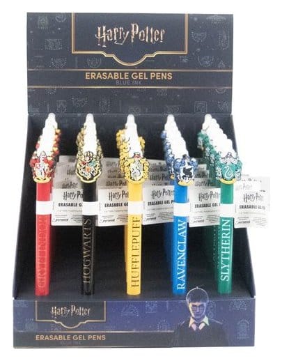 Harry Potter Erasable Gel Pen Houses Display 30 Pyramid International
