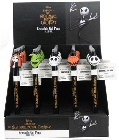 Nightmare before Christmas Erasable Gel Pen Characters Display 30 Pyramid International