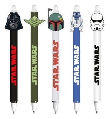 Star Wars Erasable Gel Pen Characters Display 30 Pyramid International
