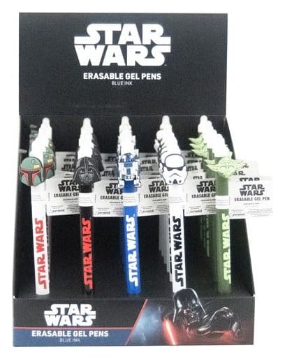 Star Wars Erasable Gel Pen Characters Display 30 Pyramid International