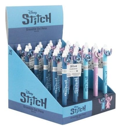 Lilo & Stitch Erasable Gel Pen Core Blue Display 30 Pyramid International