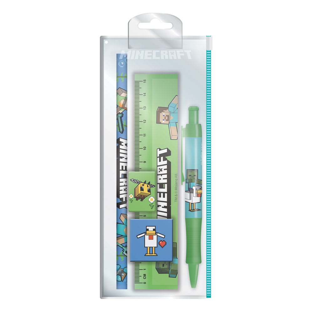 Minecraft 5 Piece Stationery Set Pyramid International