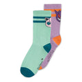 Pokémon Socks 2 Pack Heads Grey 35 38 Difuzed