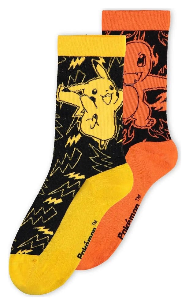 Pokémon Socks 2 Pack Crew 43 46 Difuzed