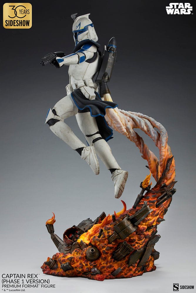 Star Wars Premium Format Figure Captain Rex Phase 1 Version Sideshow Exclusive Sideshow Collectibles