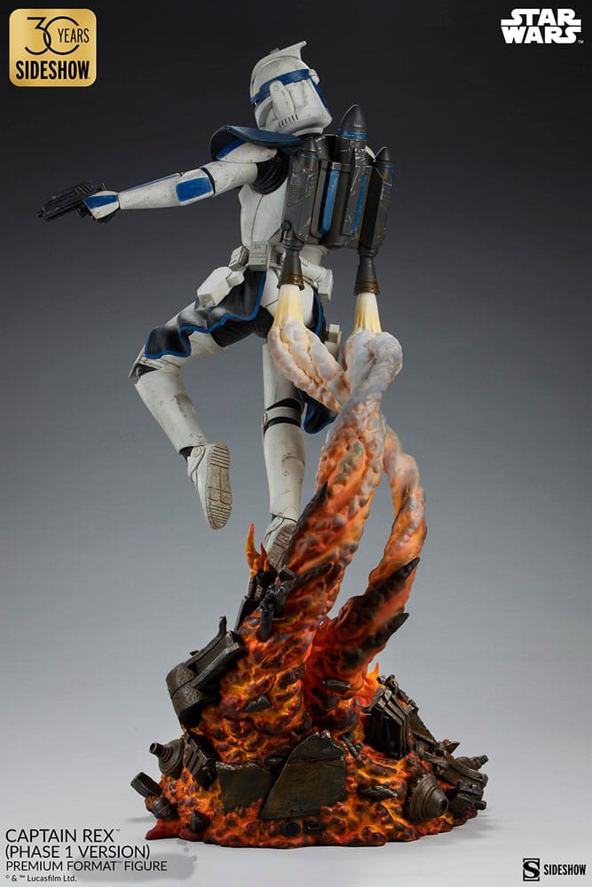 Star Wars Premium Format Figure Captain Rex Phase 1 Version Sideshow Exclusive Sideshow Collectibles