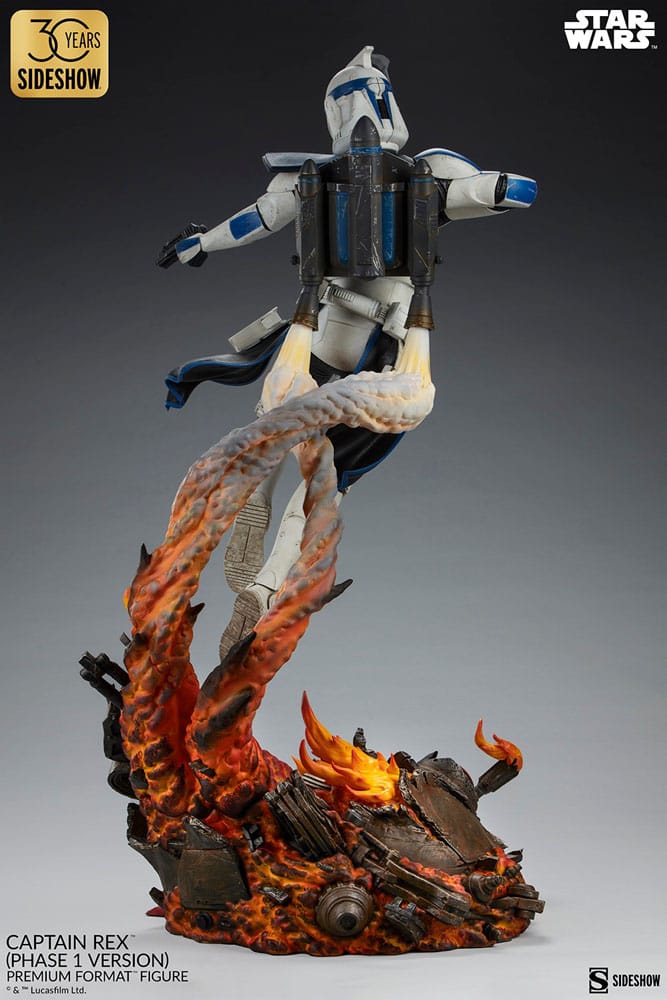 Star Wars Premium Format Figure Captain Rex Phase 1 Version Sideshow Exclusive Sideshow Collectibles