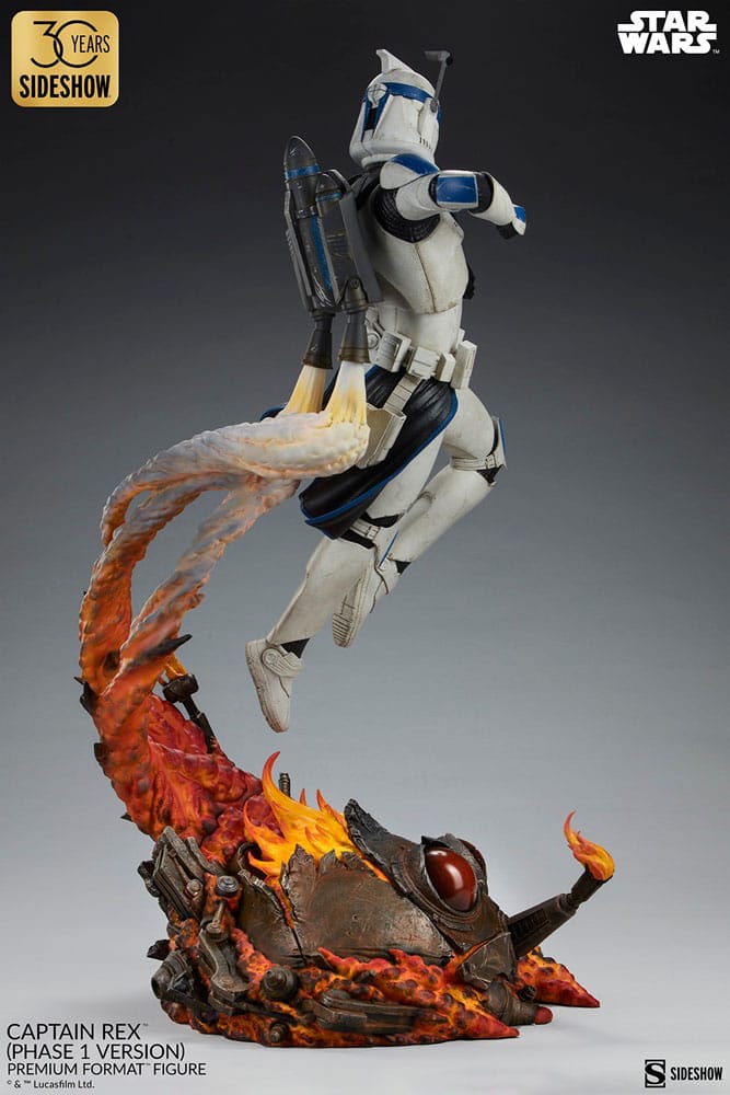 Star Wars Premium Format Figure Captain Rex Phase 1 Version Sideshow Exclusive Sideshow Collectibles