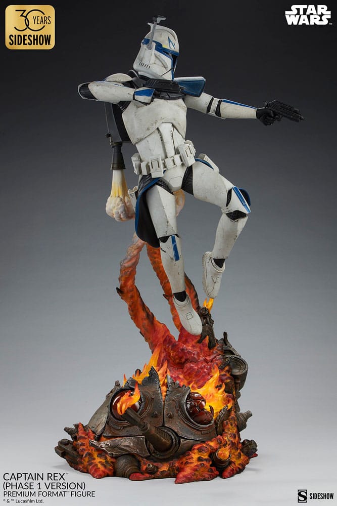 Star Wars Premium Format Figure Captain Rex Phase 1 Version Sideshow Exclusive Sideshow Collectibles