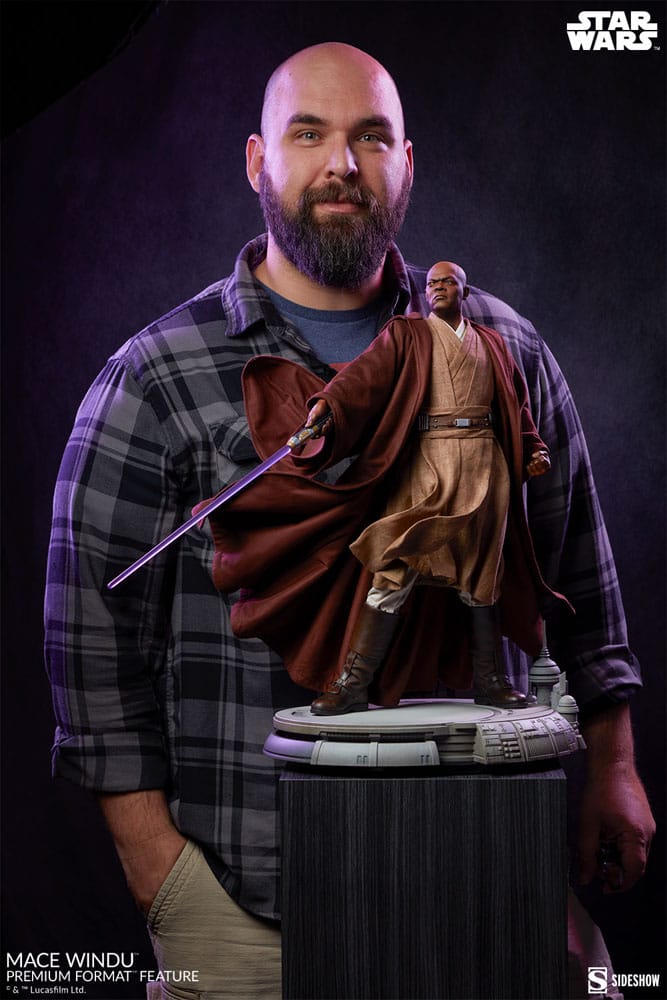 Star Wars Episode III Premium Format Figure Mace Windu Sideshow Collectibles