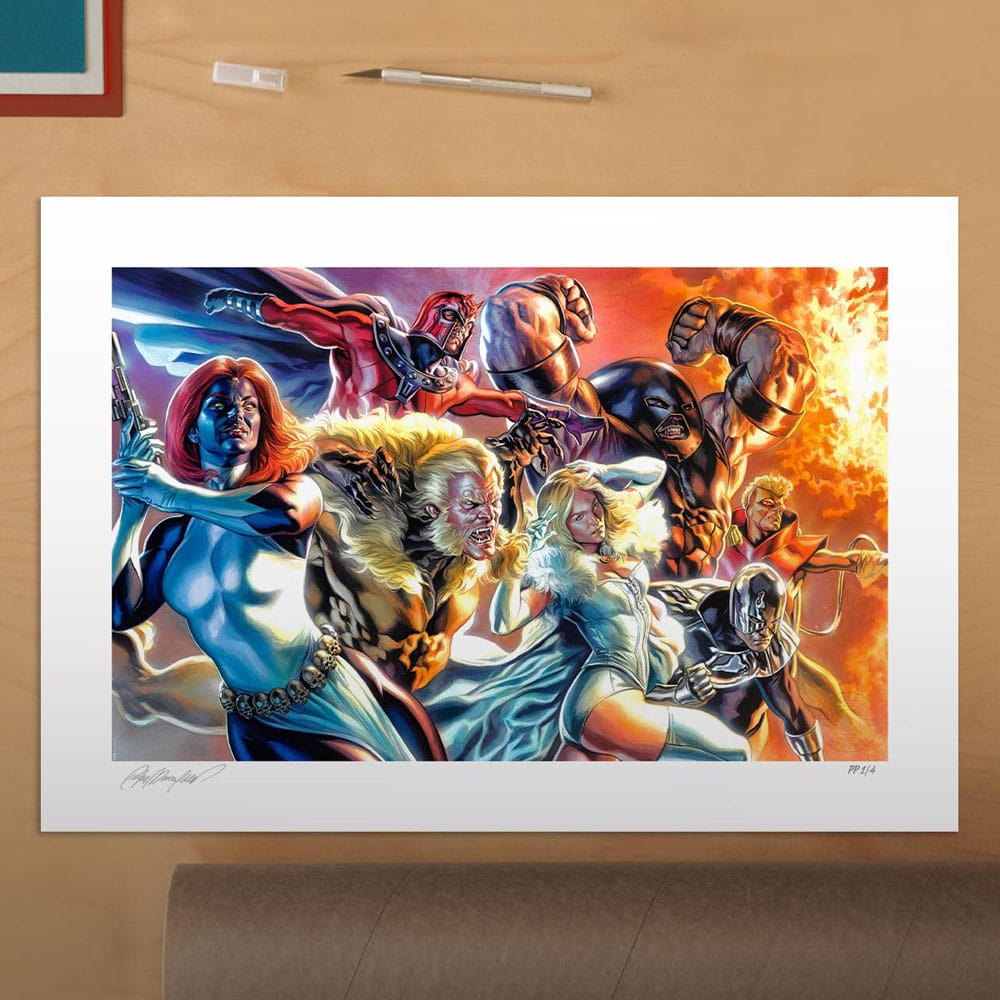 Marvel X-Men Art Print The Brotherhood of Mutants by Felipe Massafera unframed Sideshow Collectibles