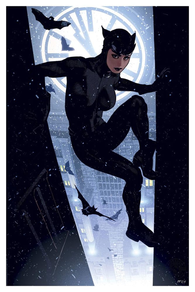 DC Comics Art Print Catwoman unframed Sideshow Collectibles