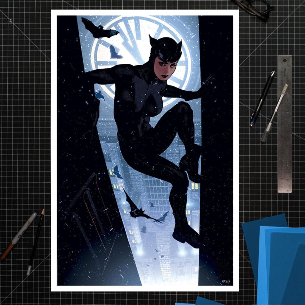 DC Comics Art Print Catwoman unframed Sideshow Collectibles