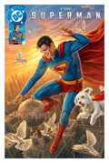 Superman 2025 DC Comics Art Print Superman A Symbol of Hope unframed Sideshow Collectibles