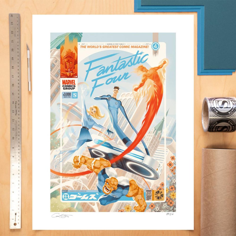 Marvel Fantastic Four #48 Art Print Marvel's First Family The Fantastic Four! unframed Sideshow Collectibles
