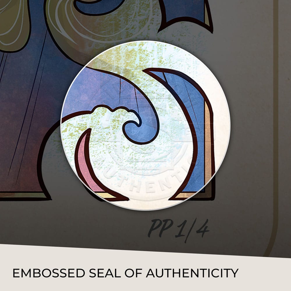 Critical Role Art Print Matthew Mercer 10th Anniversary Art Nouveau Illustrations unframed Sideshow Collectibles