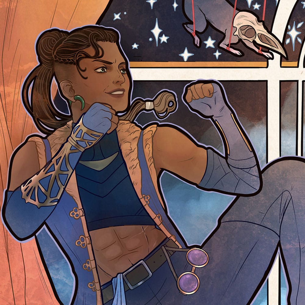 Critical Role Art Print Marisha Ray 10th Anniversary Art Nouveau Illustrations unframed Sideshow Collectibles