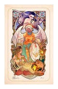 Critical Role Art Print Ashley Johnson 10th Anniversary Art Nouveau Illustrations unframed Sideshow Collectibles