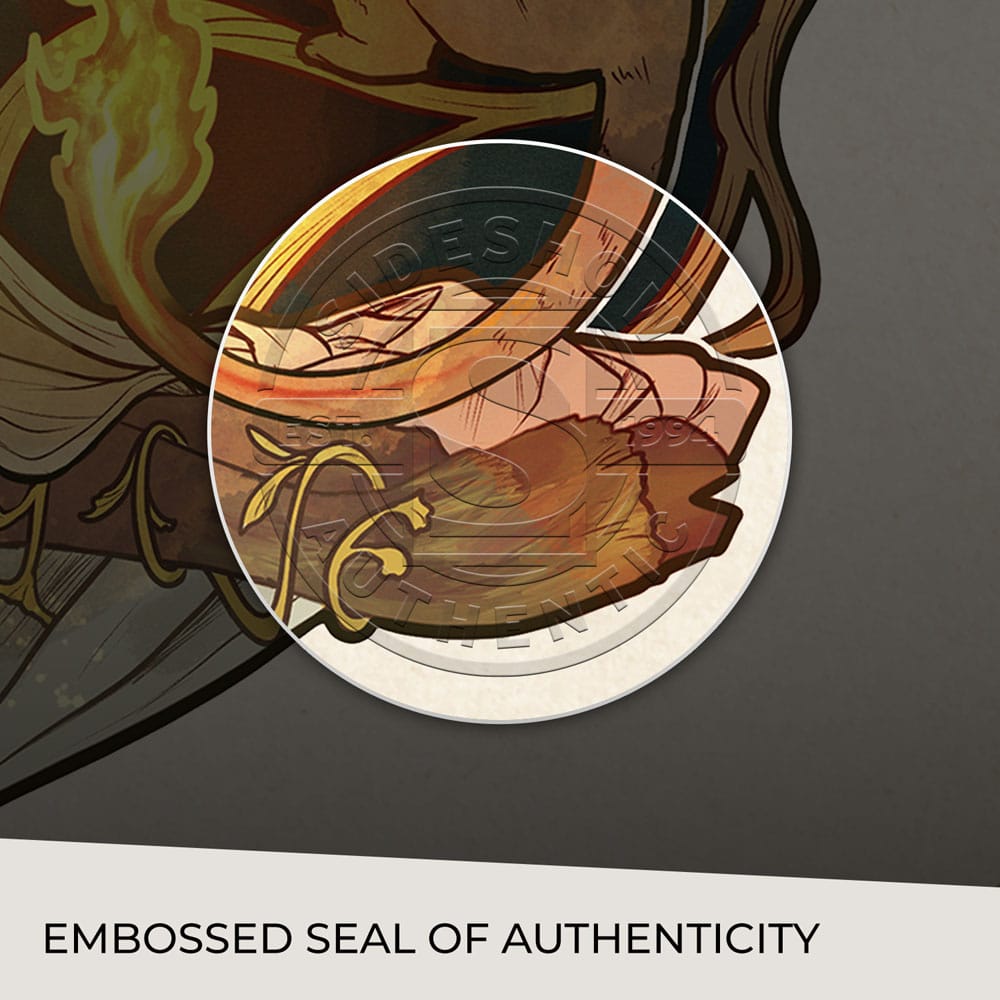 Critical Role Art Print Ashley Johnson 10th Anniversary Art Nouveau Illustrations unframed Sideshow Collectibles