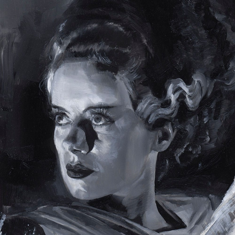 Bride of Frankenstein Art Print Bride of Frankenstein by Chris Valentine unframed Sideshow Collectibles