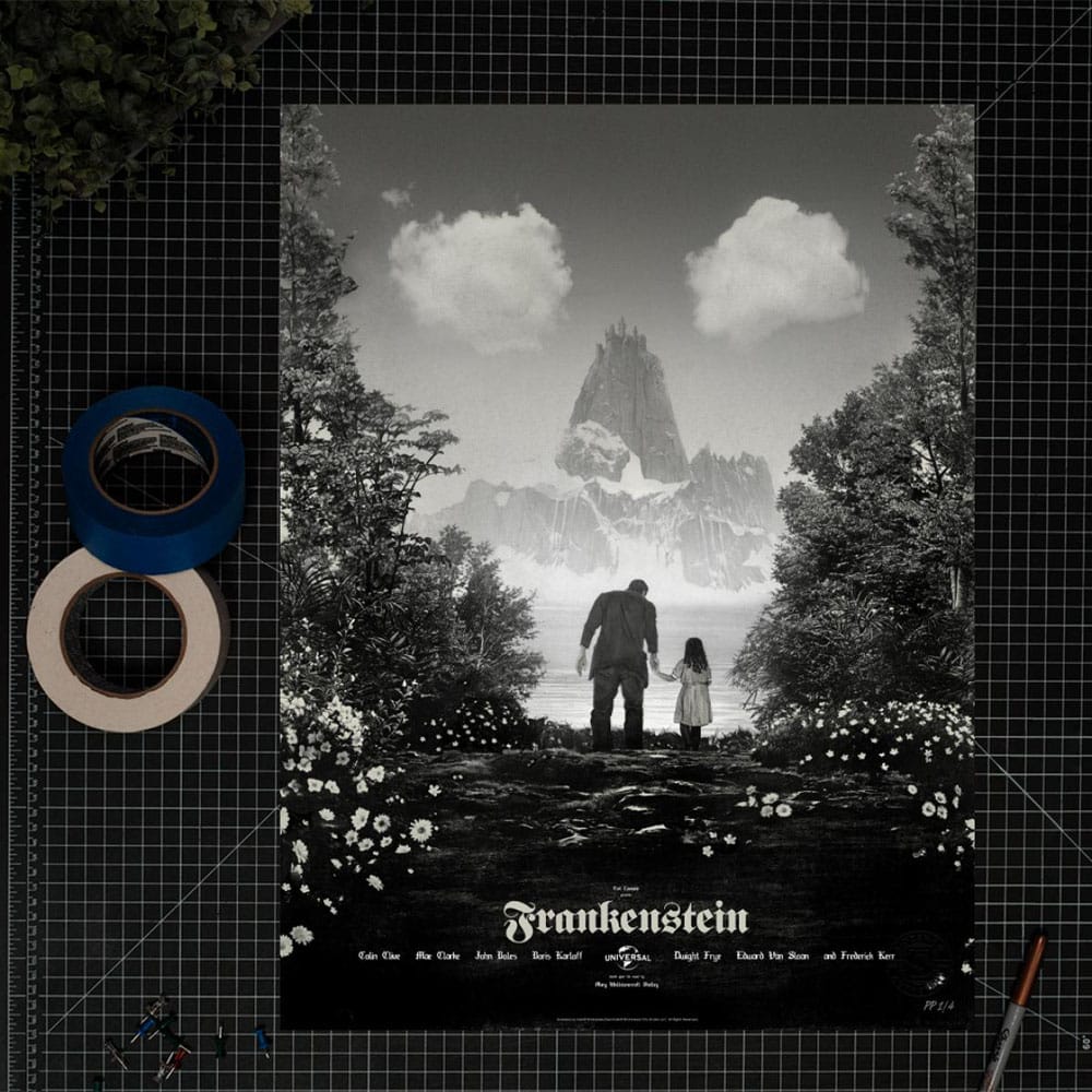 Frankenstein Art Print Frankenstein by Greg Ruth unframed Sideshow Collectibles