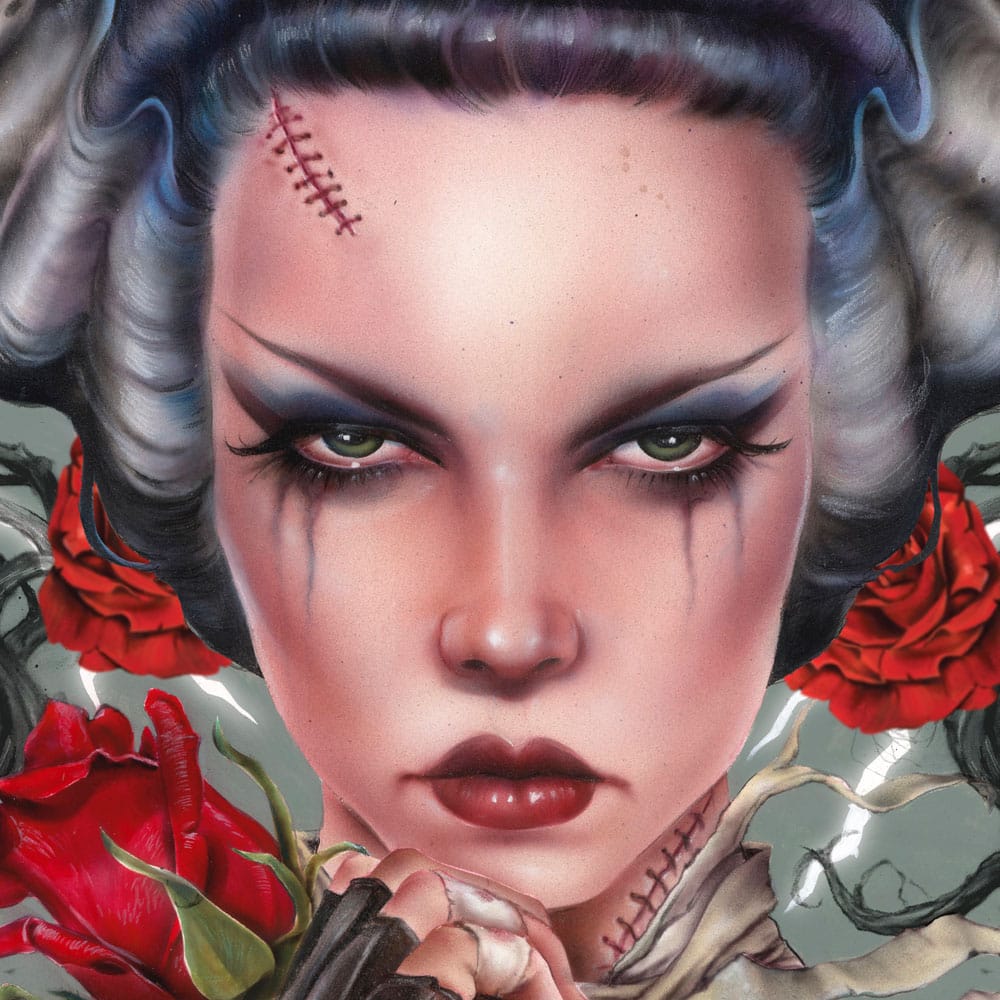 Bride of Frankenstein Art Print Bride Afterlife by Brian M. Viveros unframed Sideshow Collectibles