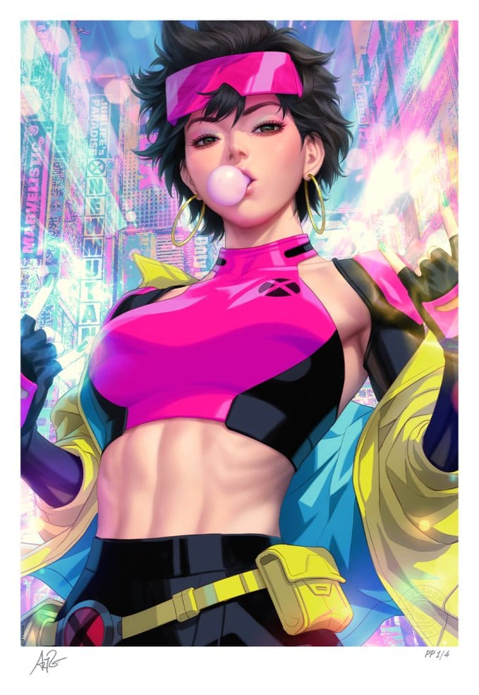 X-Men Marvel Art Print Jubilee unframed Sideshow Collectibles