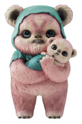 Star Wars Designer Statue Ewok by Mab Graves Pink Variant Sideshow Collectibles