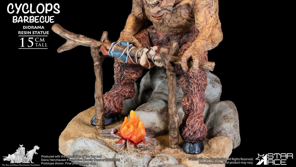 Ray Harryhausen Diorama Cyclops Barbecue Scene Star Ace Toys