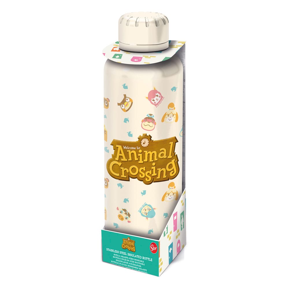 Animal Crossing Water Bottle Logo Stor