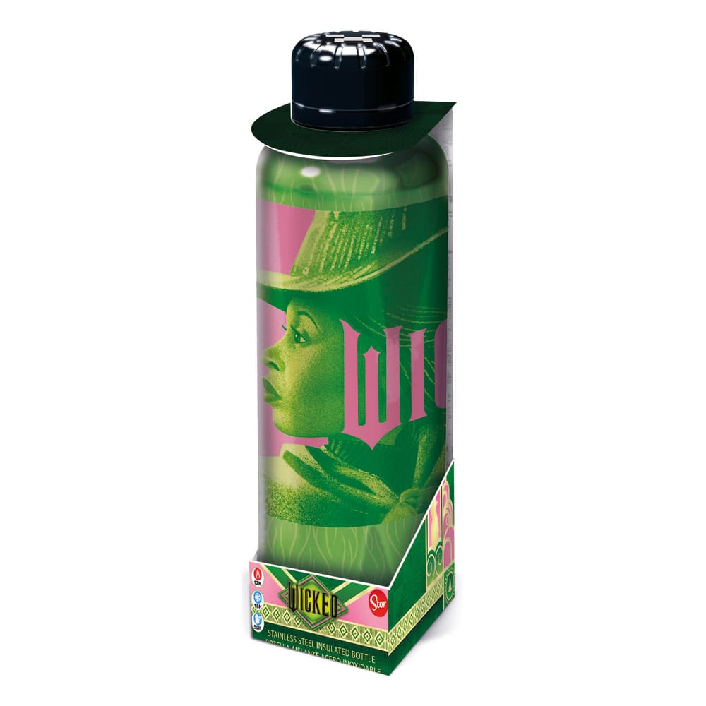 Wicked Water Bottle Elphaba & Glinda Stor