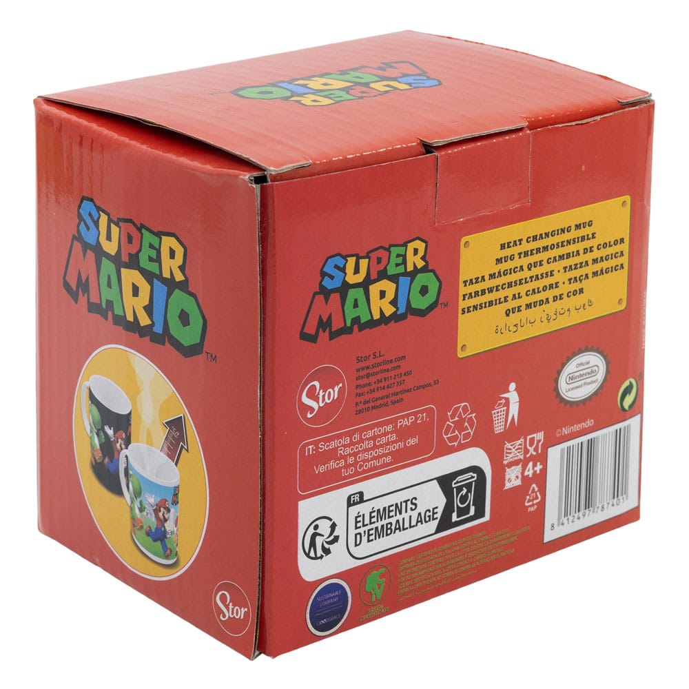 Super Mario Heat Change Mug Group 325 ml Stor