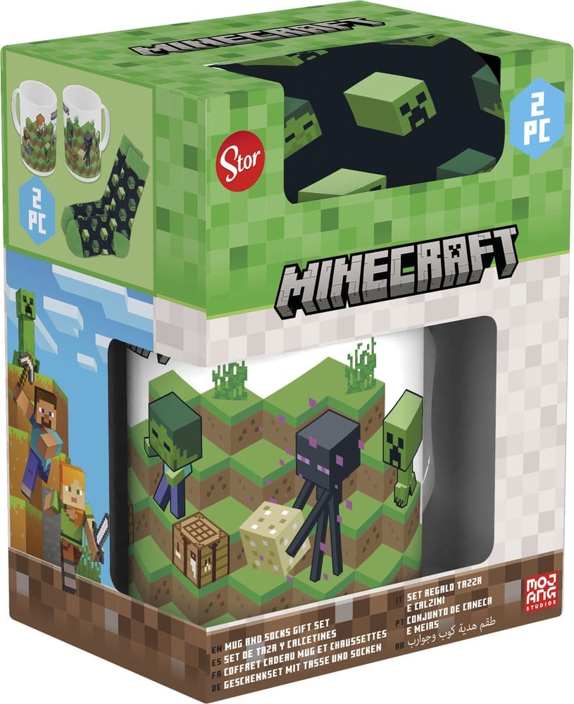 Minecraft Mug & Socks Set Stor