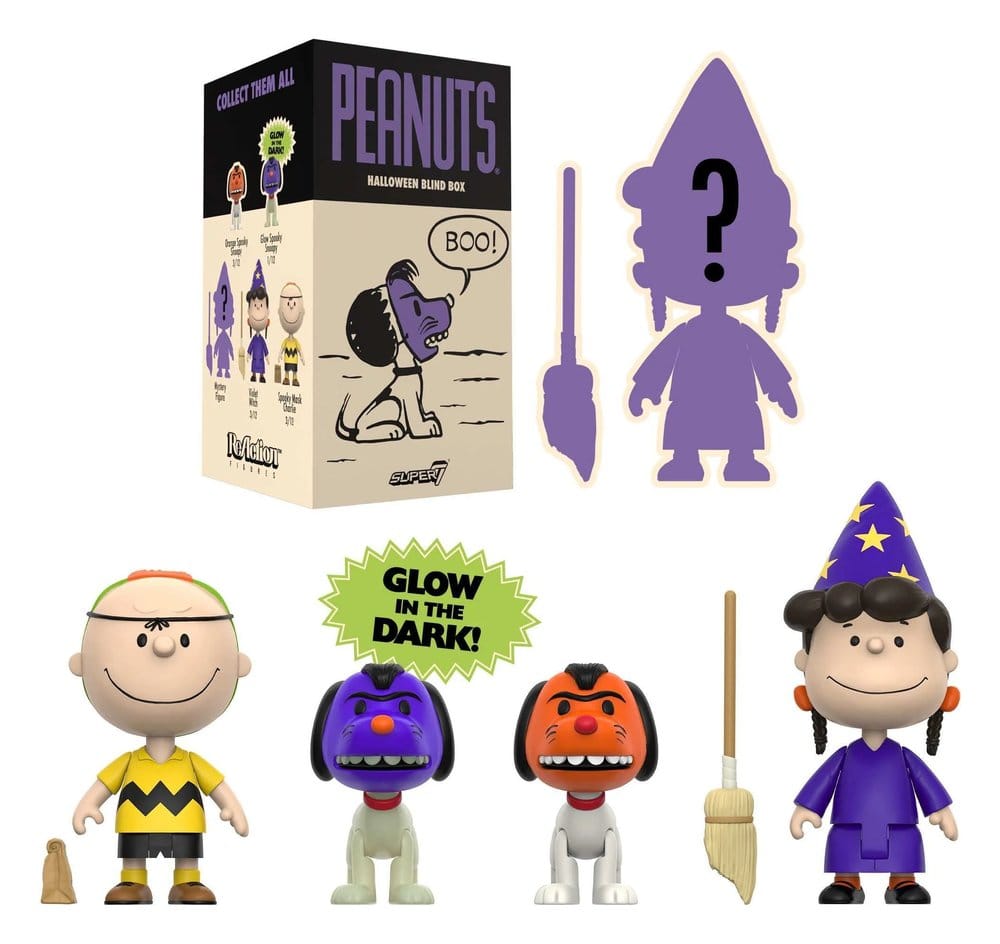 Peanuts Action Figure Blind Box Wave 7 Display 12 Super7